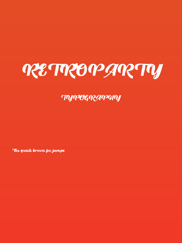 Retroparty Poster