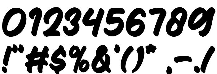 Retrophile-Italic Font OTHER CHARS