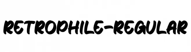 Retrophile-Regular  नि: शुल्क फ़ॉन्ट्स डाउनलोड