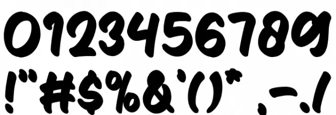 Retrophile-Regular Font OTHER CHARS