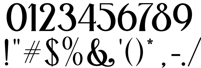 Retrophilia Font OTHER CHARS