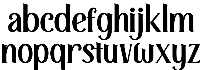 Retrophilia Font LOWERCASE