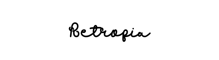 Retropia  免费字体下载
