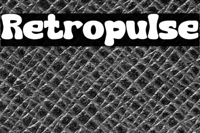 Retropulse Font examples