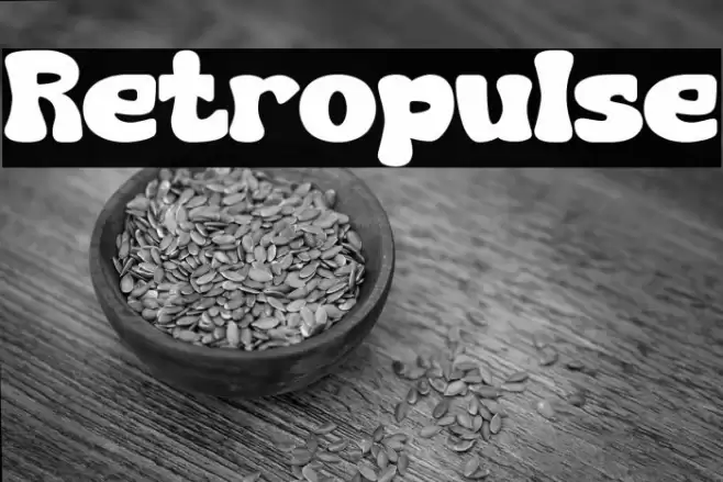 Retropulse Font examples