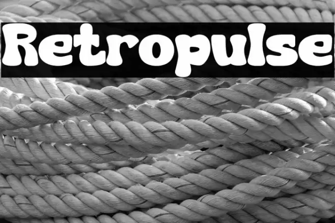 Retropulse Font examples