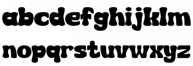 Retropulse Font LOWERCASE