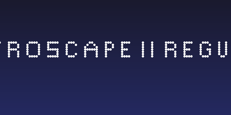 Retroscape II Regular Social Header