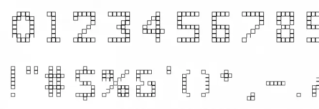 Retroscape III Regular Font OTHER CHARS