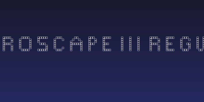 Retroscape III Regular Social Header