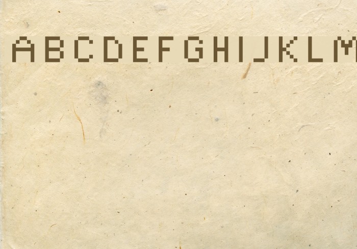 Retroscape Regular Font examples