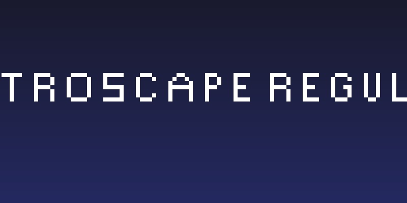 Retroscape Regular Social Header