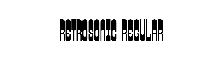 Retrosonic Regular  नि: शुल्क फ़ॉन्ट्स डाउनलोड