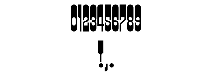 Retrosonic Regular Font OTHER CHARS