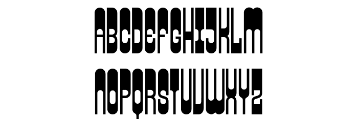Retrosonic Regular Font LOWERCASE