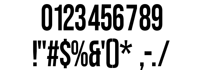 Retrospect Font OTHER CHARS
