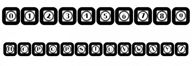 Retrospective Capitals 12 Regular Font OTHER CHARS