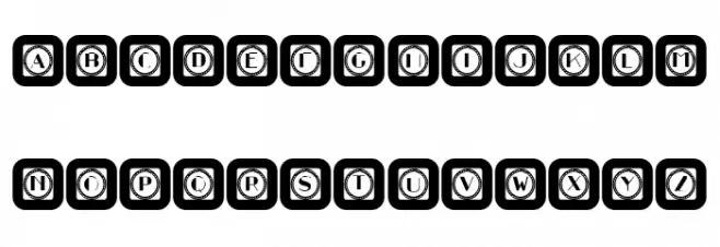 Retrospective Capitals 12 Regular 字体 大写