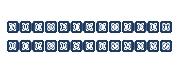 Retrospective Capitals 12 Regular Lowercase