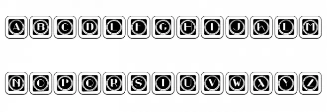 Retrospective Capitals 13 Regular フォント 大文字