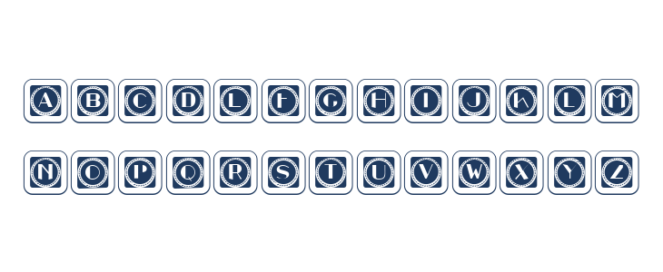 Retrospective Capitals 13 Regular Lowercase