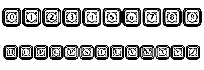 Retrospective Capitals 2 Regular Font OTHER CHARS