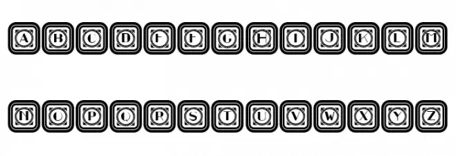 Retrospective Capitals 2 Regular Font Litere mari