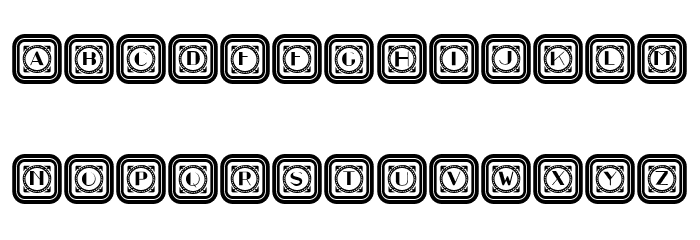 Retrospective Capitals 2 Regular Font LOWERCASE