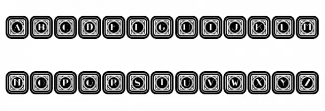 Retrospective Capitals 3 Regular Polices MAJUSCULES
