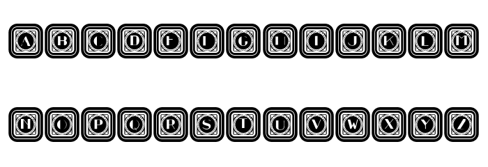 Retrospective Capitals 3 Regular Font LOWERCASE