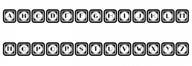Retrospective Capitals 4 Regular خط أحرف صغيرة