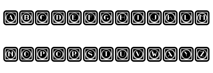 Retrospective Capitals 5 Regular Font LOWERCASE
