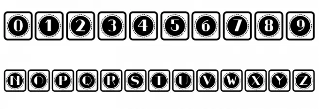 Retrospective Capitals 7 Regular Font OTHER CHARS