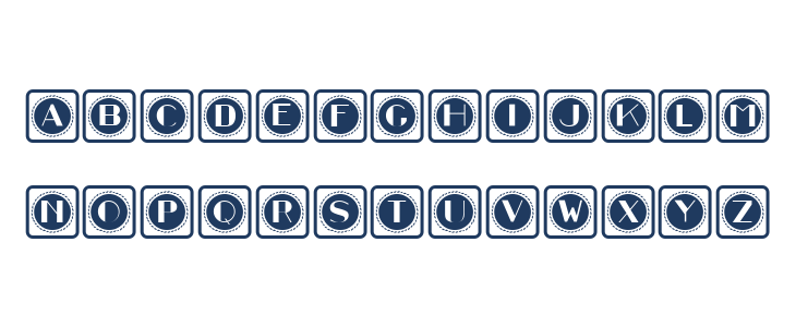 Retrospective Capitals 7 Regular Lowercase