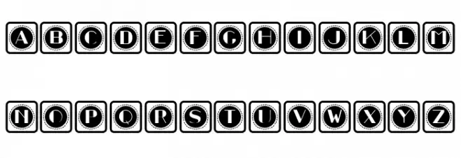 Retrospective Capitals 7 Regular 字体 小写