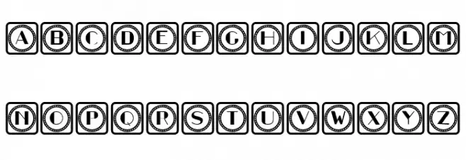 Retrospective Capitals 8 Regular خط أحرف كبيرة