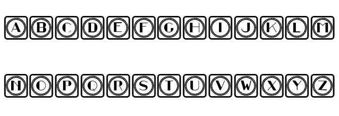 Retrospective Capitals 8 Regular Font LOWERCASE