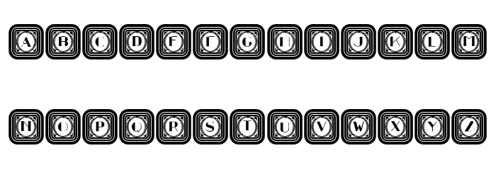 Retrospective Capitals Regular Font LOWERCASE