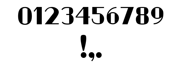 Retrospective Regular Font OTHER CHARS