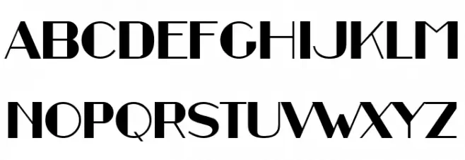 Retrospective Regular 字体 大写