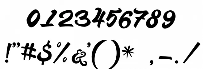 Retrovert Font OTHER CHARS