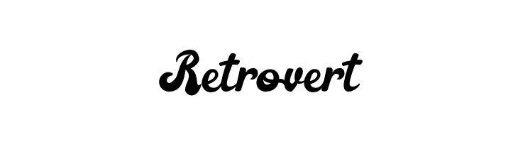 Retrovert  font caratteri gratis