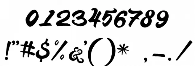 Retrovert Font OTHER CHARS