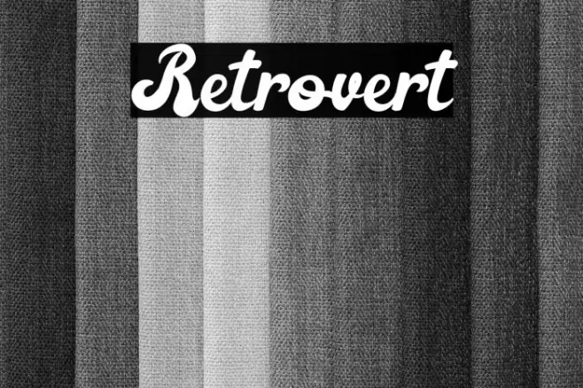 Retrovert Font examples