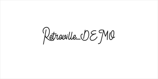Retroville_DEMO Logo