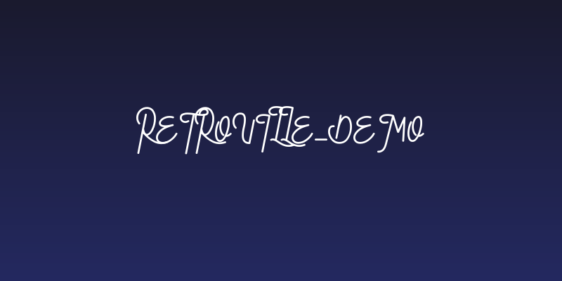 Retroville_DEMO Social Header