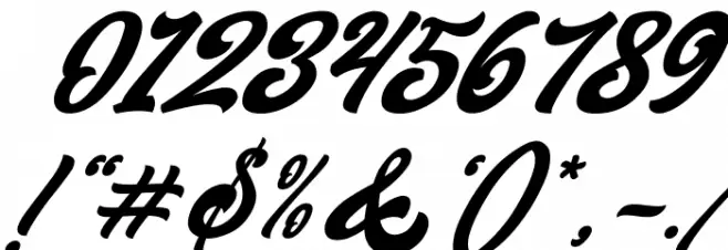 Retrow Mentho Italic Font OTHER CHARS