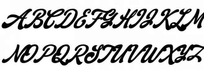 Retrow Mentho Italic Polices MAJUSCULES