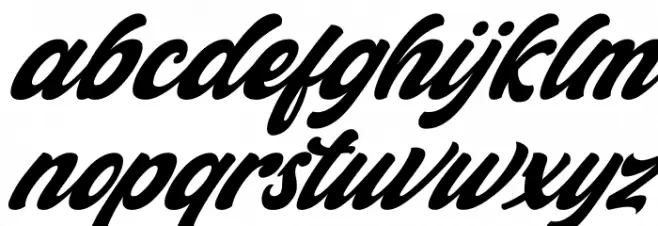 Retrow Mentho Italic Schriftart Kleinbuchstaben