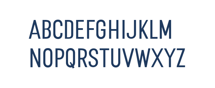 Retroyal Medium Uppercase